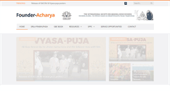 Desktop Screenshot of founderacharya.com