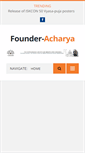 Mobile Screenshot of founderacharya.com